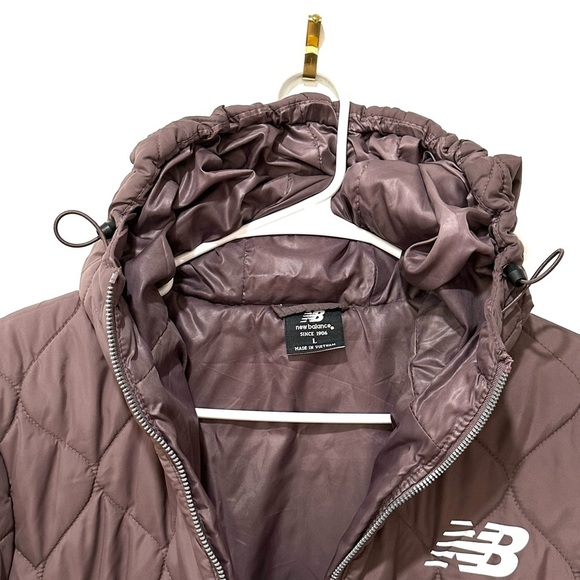 New Balance Women’s Puffer Winter Jacket - Dusty Purple, Size Large - Picture 5 of 10